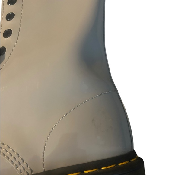 Dr. Martens Women's 1460 Zinc Grey Lace Up Boots - Picture 5 of 5